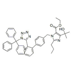 4-(1-Hydroxy-1-methylehtyl)-2-propyl-1-[[2'-[(triphe
-nylmethyl)-1H-tetrazol-5-y][1,1'-biphenyl]-4-yl]meth
-yl]-1H-imidazole-5-carboxylic acid ethyl ester
